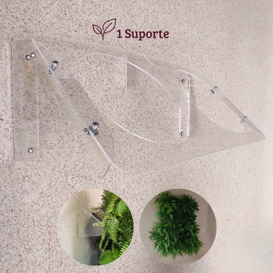 Suporte Módulo Jardim Vertical Transparente Para Vasos de Plantas