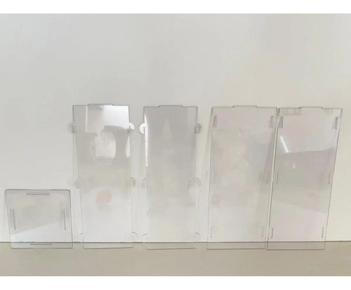 Cubo Transparente Acrílico Quadrado Desmontavel Medio