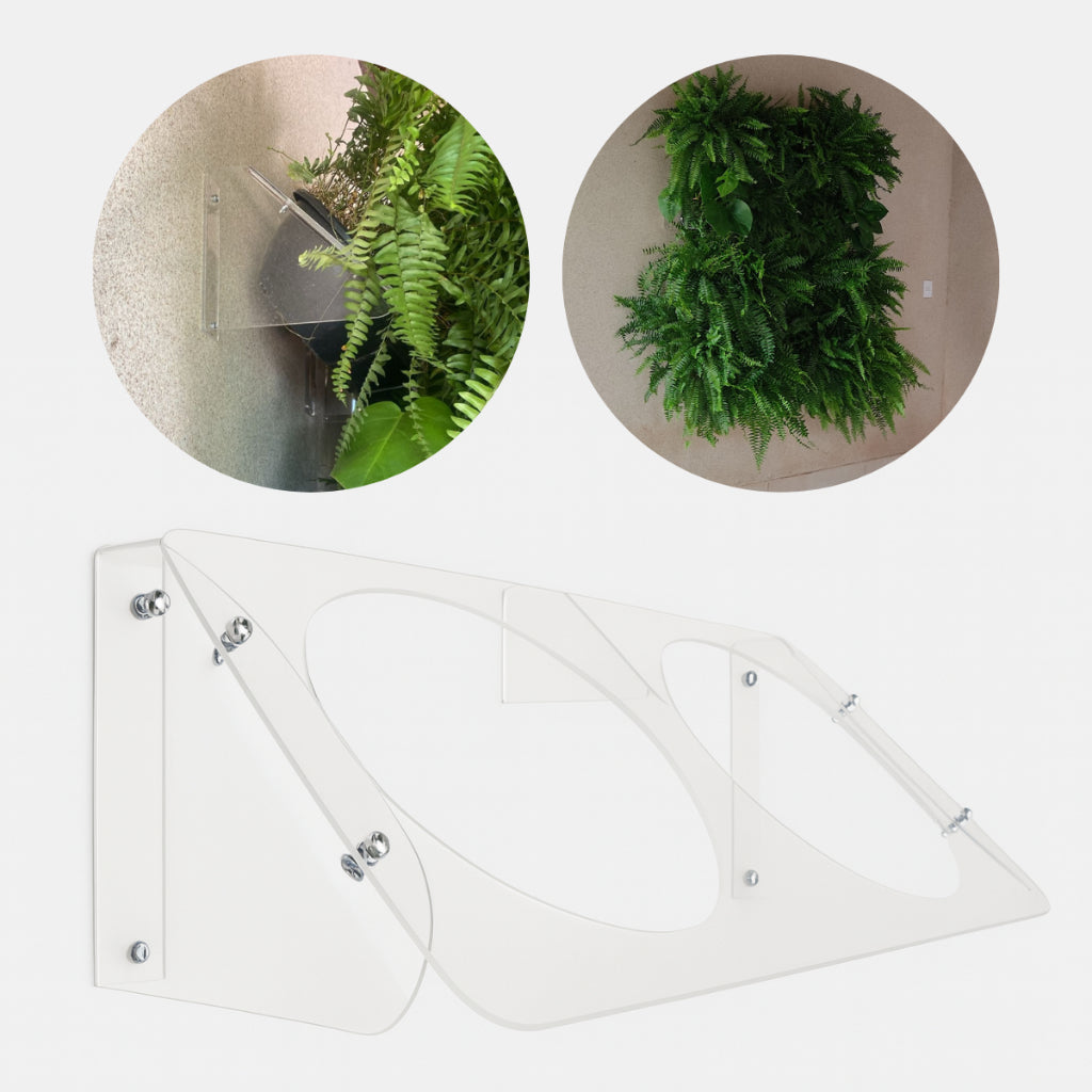 Suporte Módulo Jardim Vertical Transparente Para Vasos de Plantas