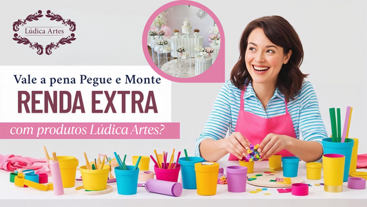 Vale a Pena Fazer Renda Extra com Locação "Pegue e Monte" dos Produtos da Lúdica Artes?