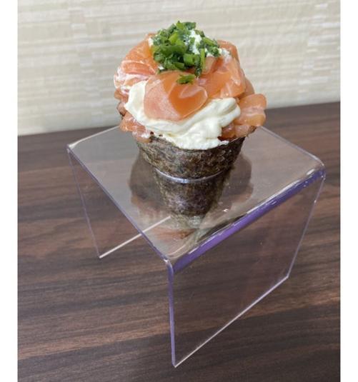 Porta Sorvete Casquinha Acrílico Pizza Cone Temaki Doces 1F