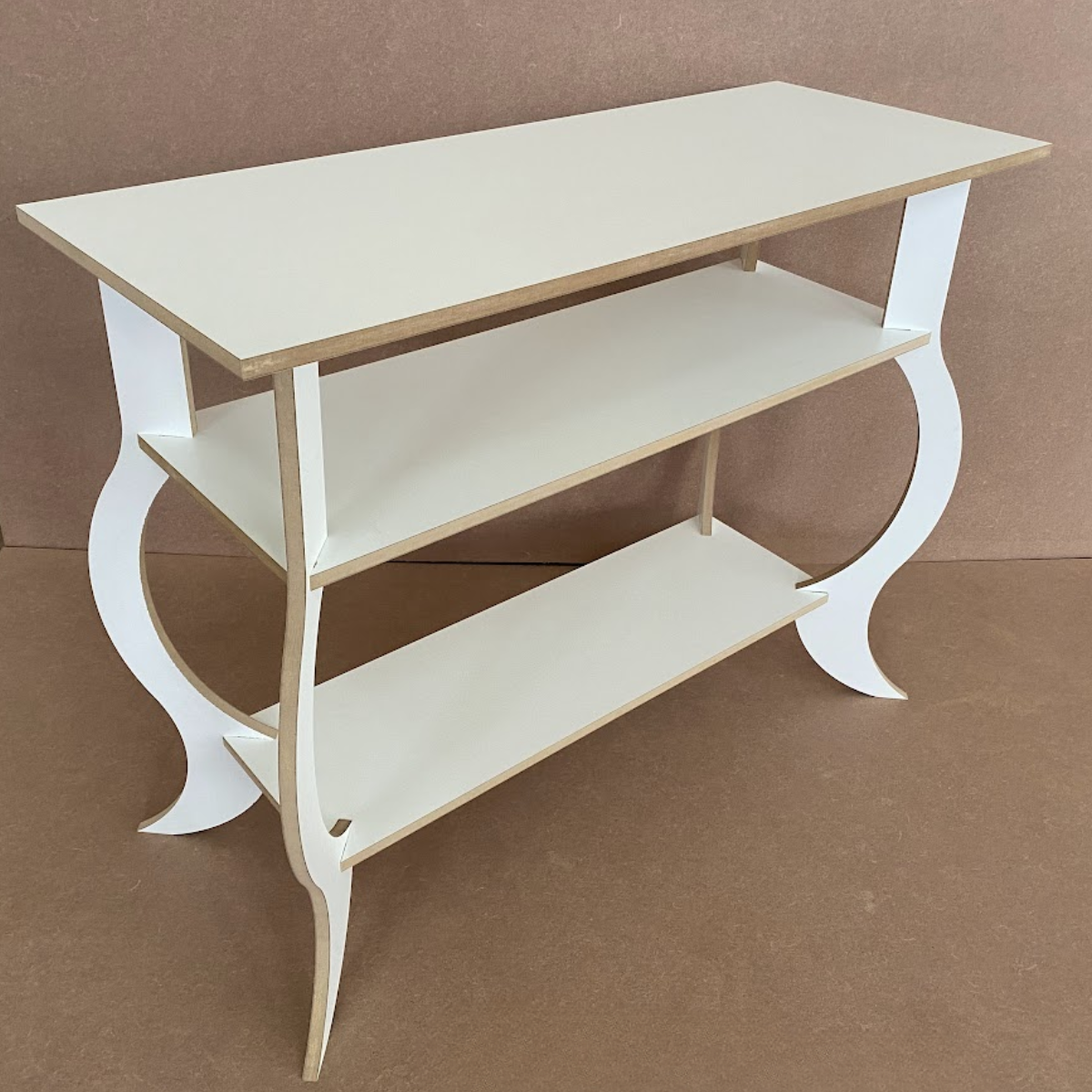 Aparador Mdf Branco Casa Linda 100x40 Altura 80 Cm