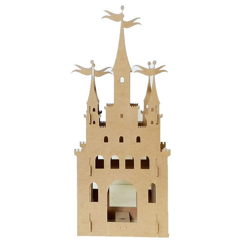 Kit Mdf Cru 2 Un Cubos Castelo 40x40x90 Cm Mdf Cru 6mm