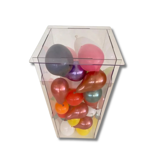 Cubo Transparente Acrílico Quadrado Desmontavel P