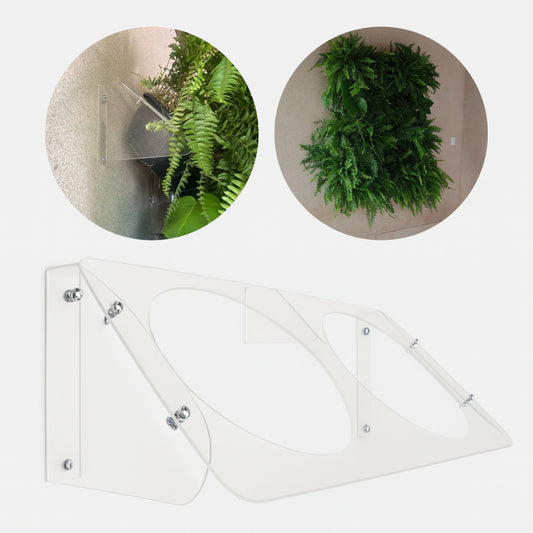 Suporte Módulo Jardim Vertical Transparente Para Vasos de Plantas
