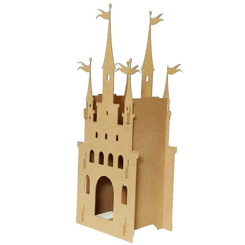 Kit Mdf Cru 2 Un Cubos Castelo 40x40x90 Cm Mdf Cru 6mm
