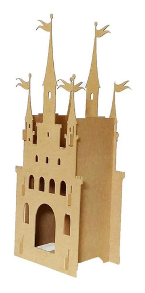 Kit Mdf Cru Mesa Carruagem Cubos Castelo